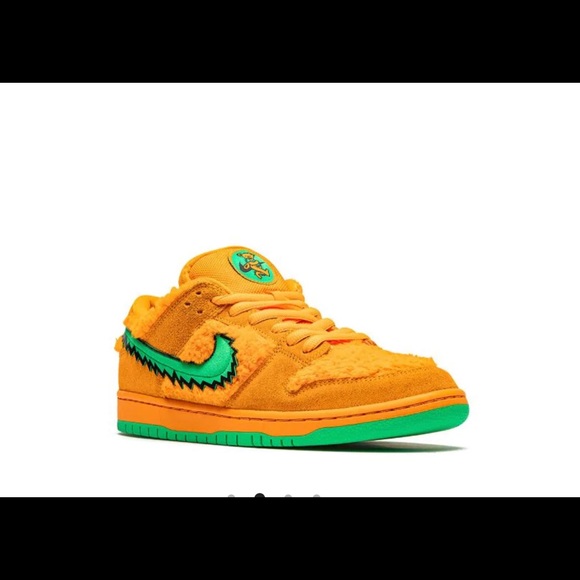 Authentic Nike AB Dunk low Grateful Dead Dancing's Bears Orange